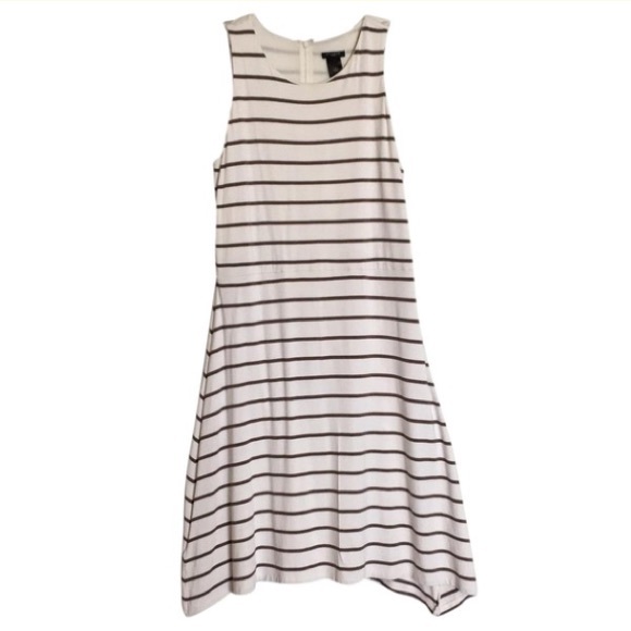 Ann Taylor Dresses & Skirts - Ann Taylor Striped Slanted Hem Tank Dress